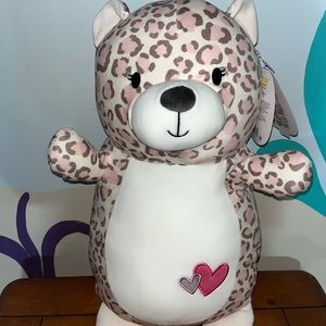 Cheetah Print Bear Valentines Day Exclusive 18”inch Squishmallow